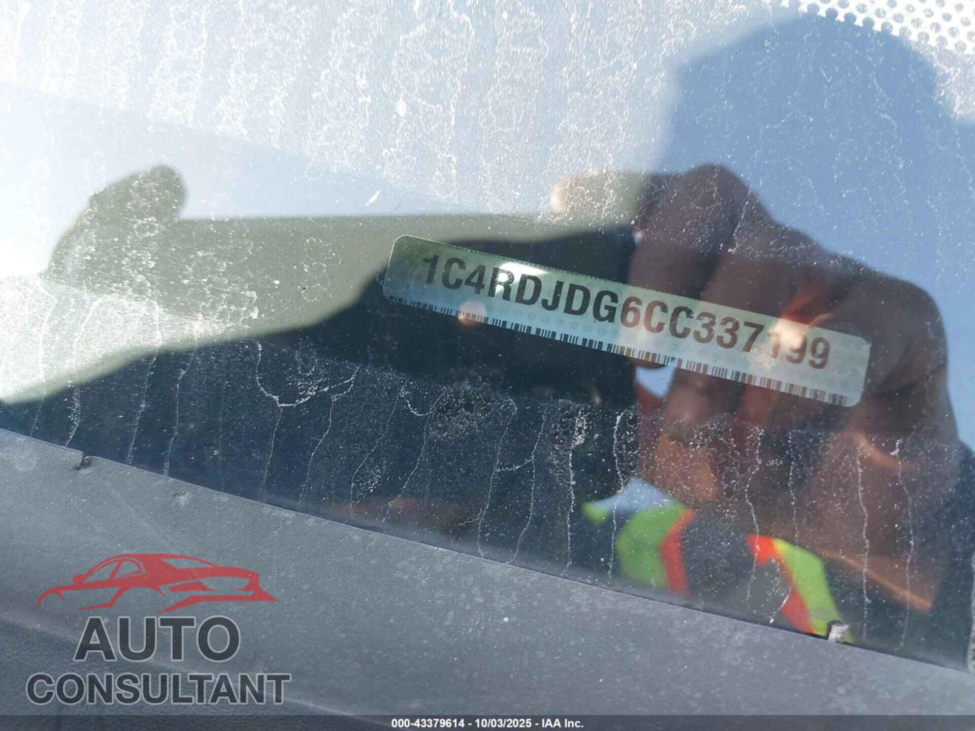 DODGE DURANGO 2012 - 1C4RDJDG6CC337199