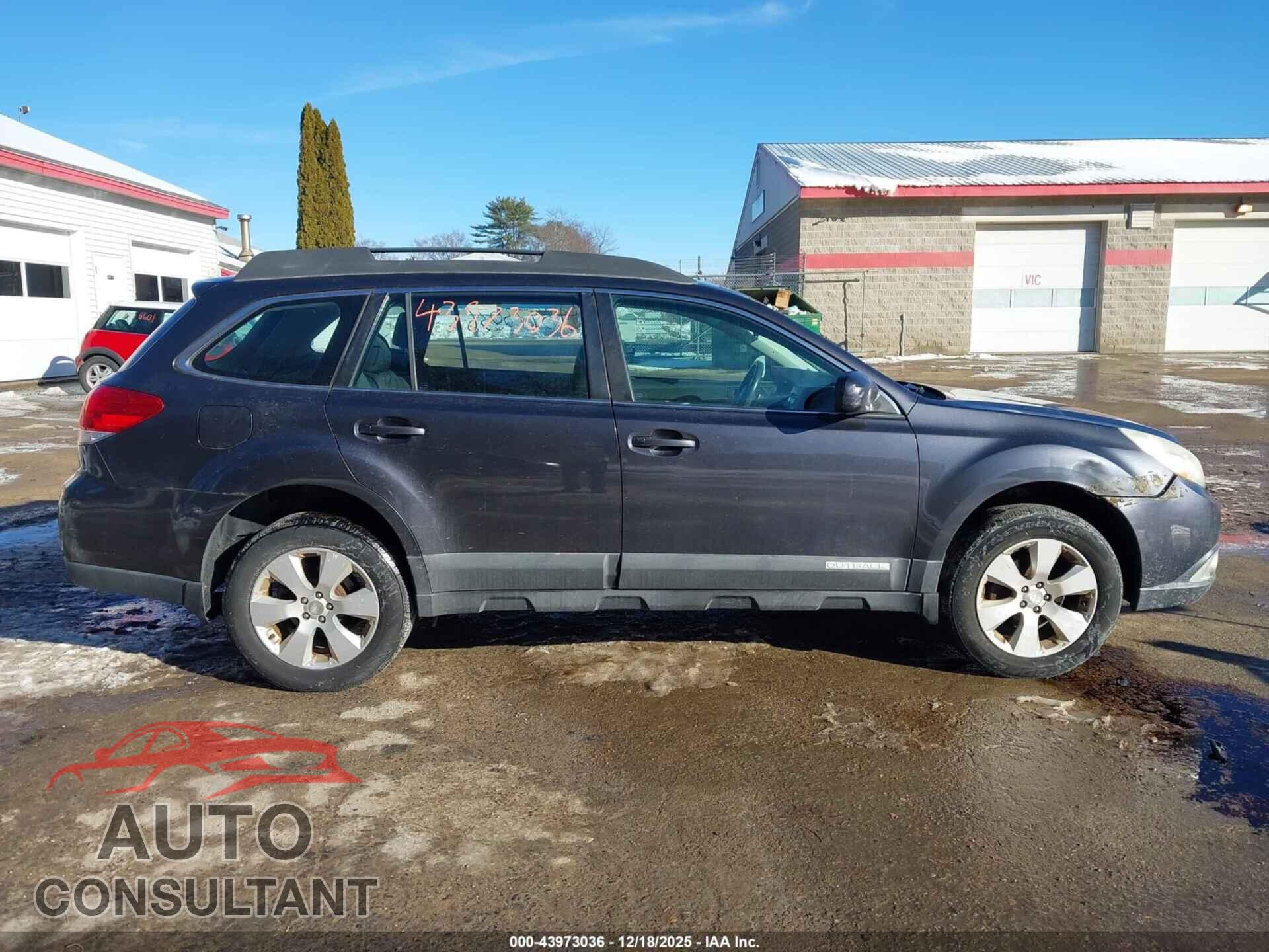 SUBARU OUTBACK 2012 - 4S4BRBAC7C3211357