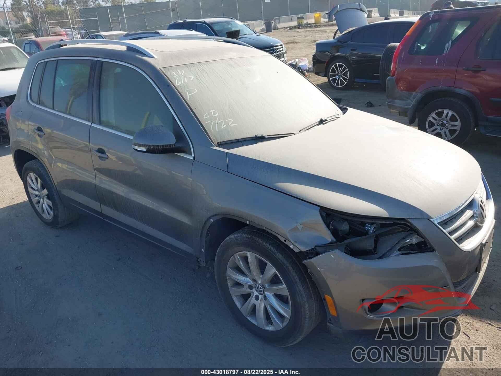 VOLKSWAGEN TIGUAN 2009 - WVGAV75N29W003913