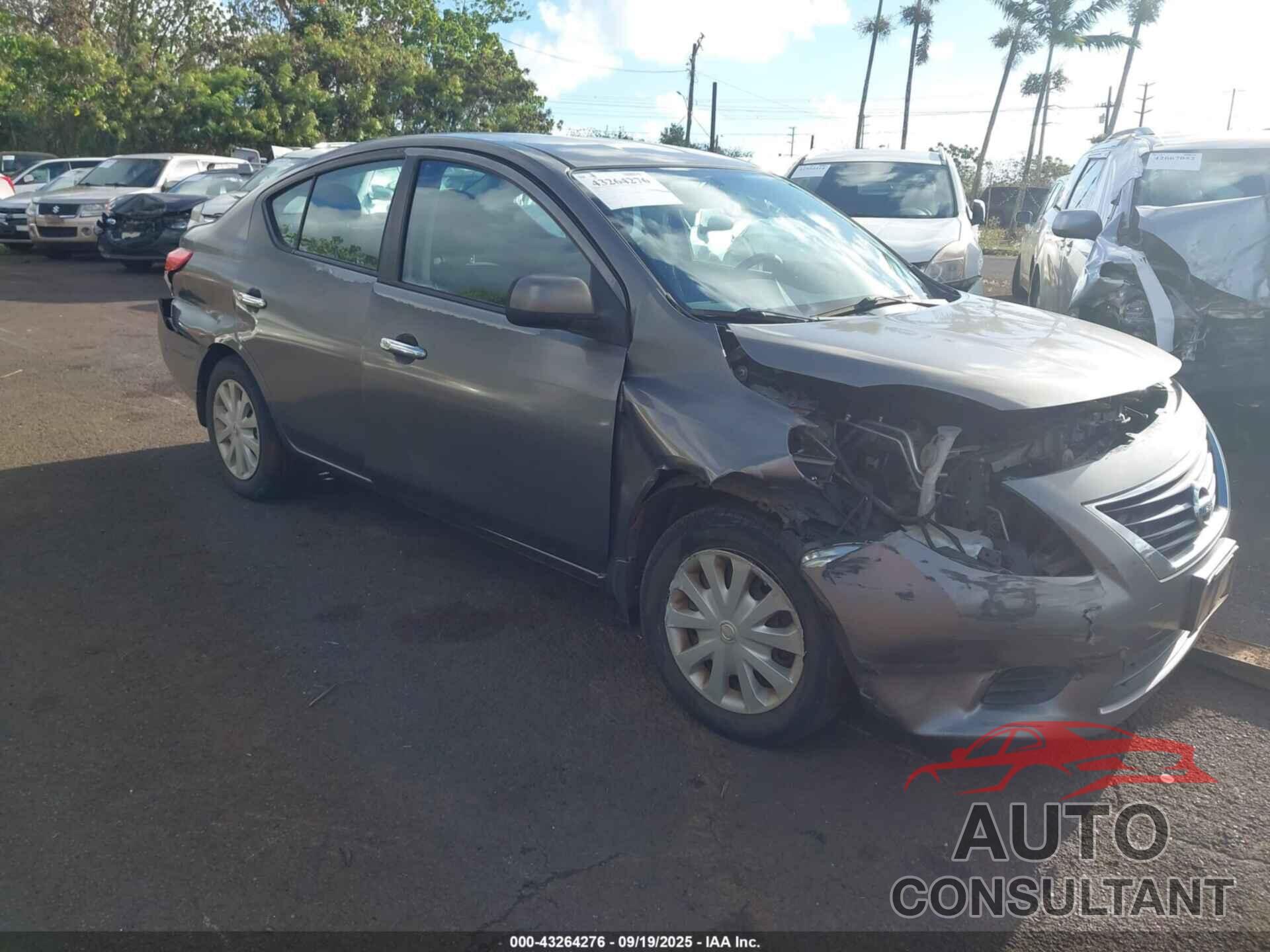 NISSAN VERSA 2012 - 3N1CN7AP7CL907325