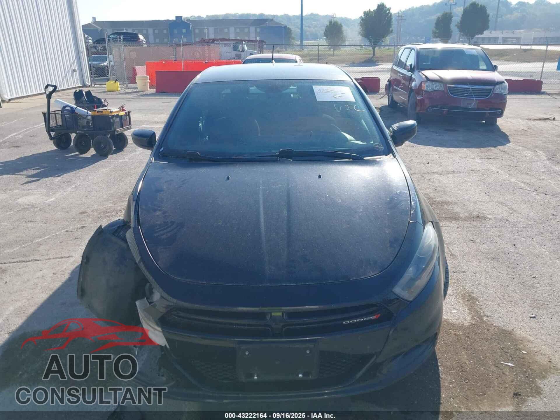 DODGE DART 2015 - 1C3CDFBB9FD276704