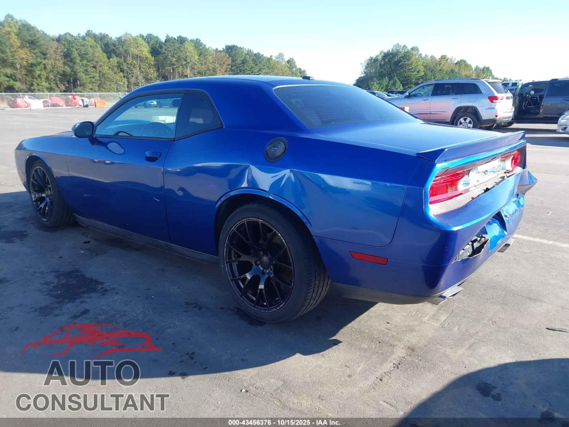 DODGE CHALLENGER 2012 - 2C3CDYAG2CH239064