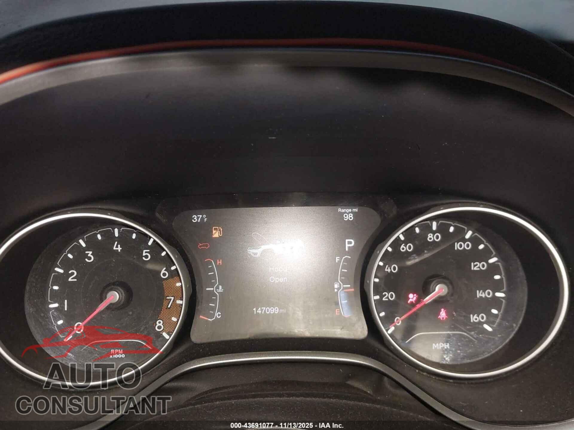 JEEP NEW COMPASS 2017 - 3C4NJDCB4HT629332