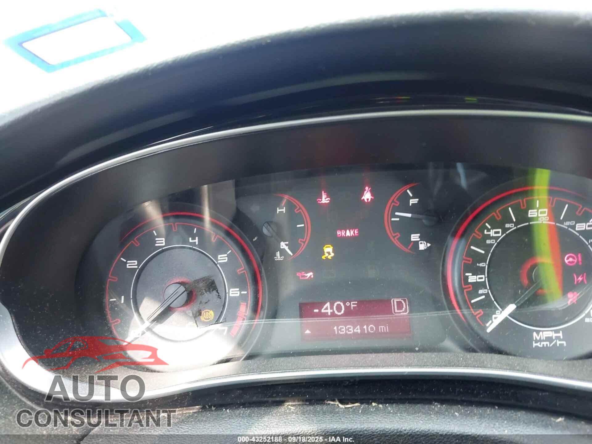 DODGE DART 2013 - 1C3CDFBA3DD157809