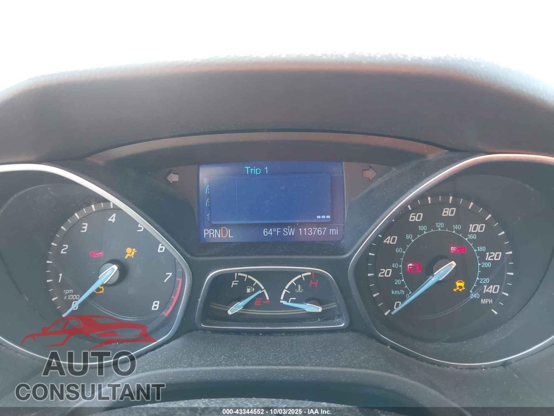 FORD FOCUS 2013 - 1FADP3F28DL152416