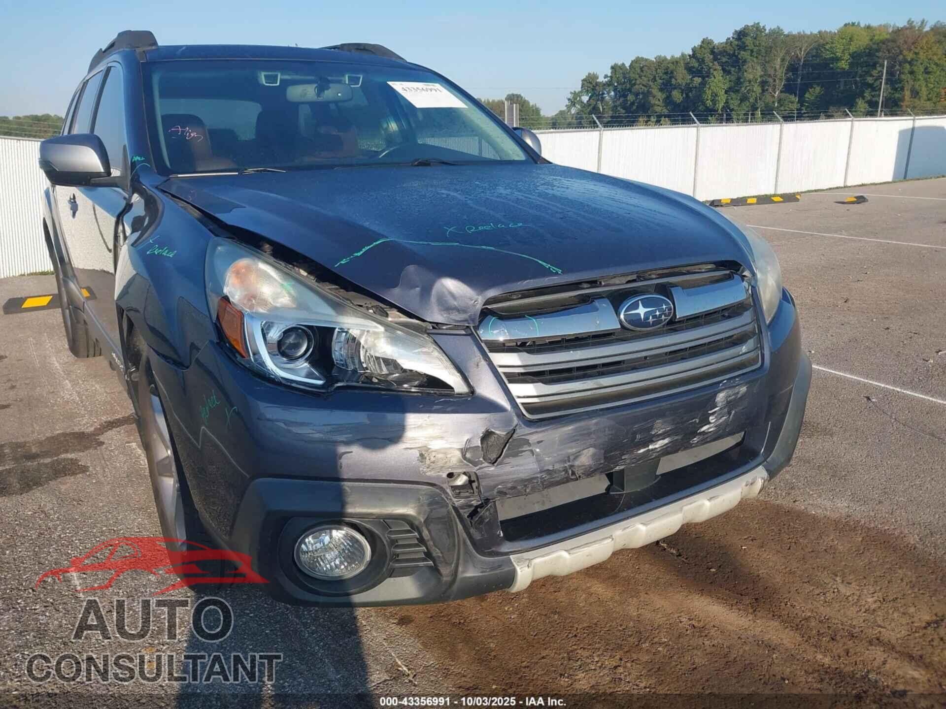 SUBARU OUTBACK 2014 - 4S4BRBPC4E3281344