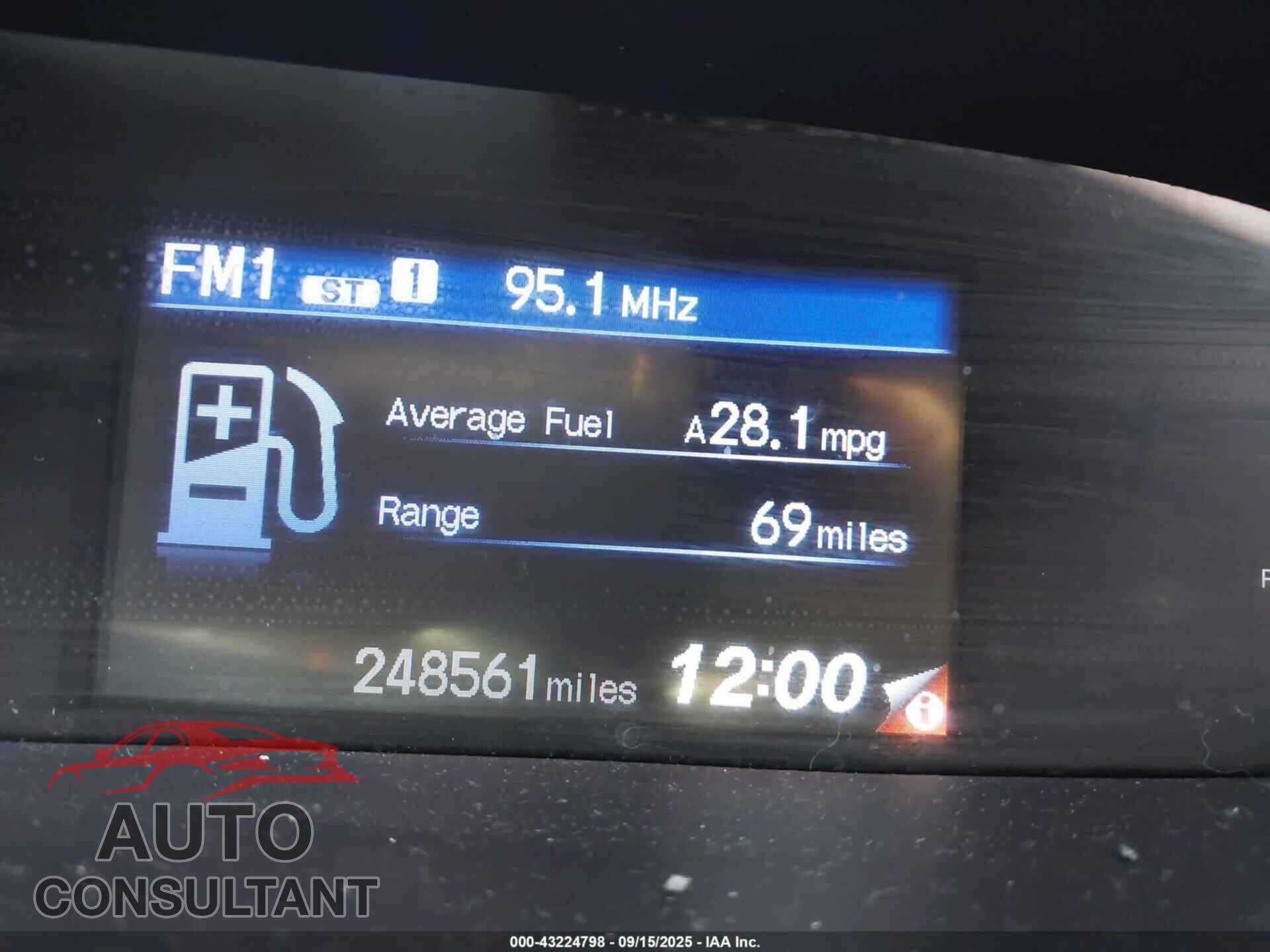 HONDA CIVIC 2012 - 2HGFB2F53CH572264