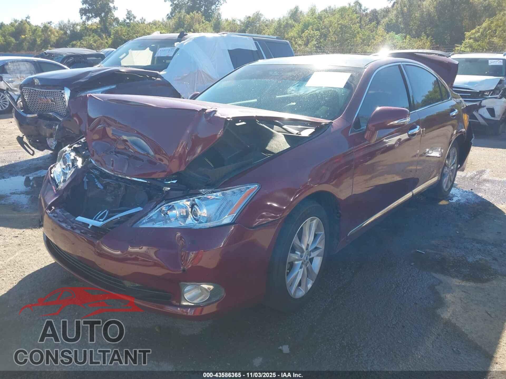 LEXUS ES 350 2010 - JTHBK1EG8A2385620