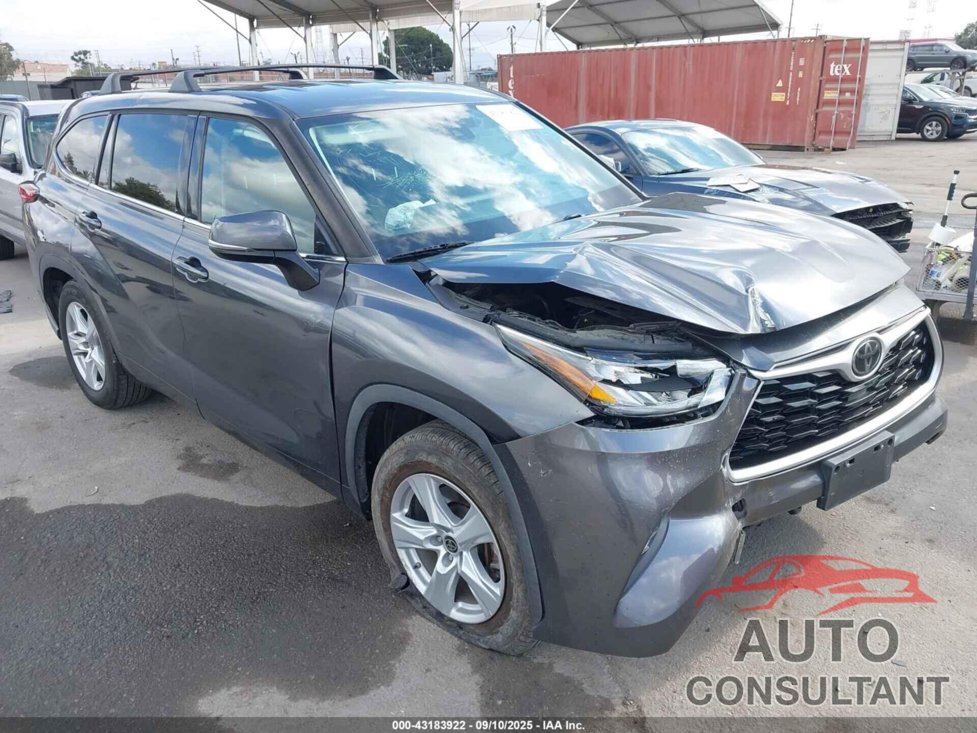 TOYOTA HIGHLANDER 2020 - 5TDCZRAH1LS012736