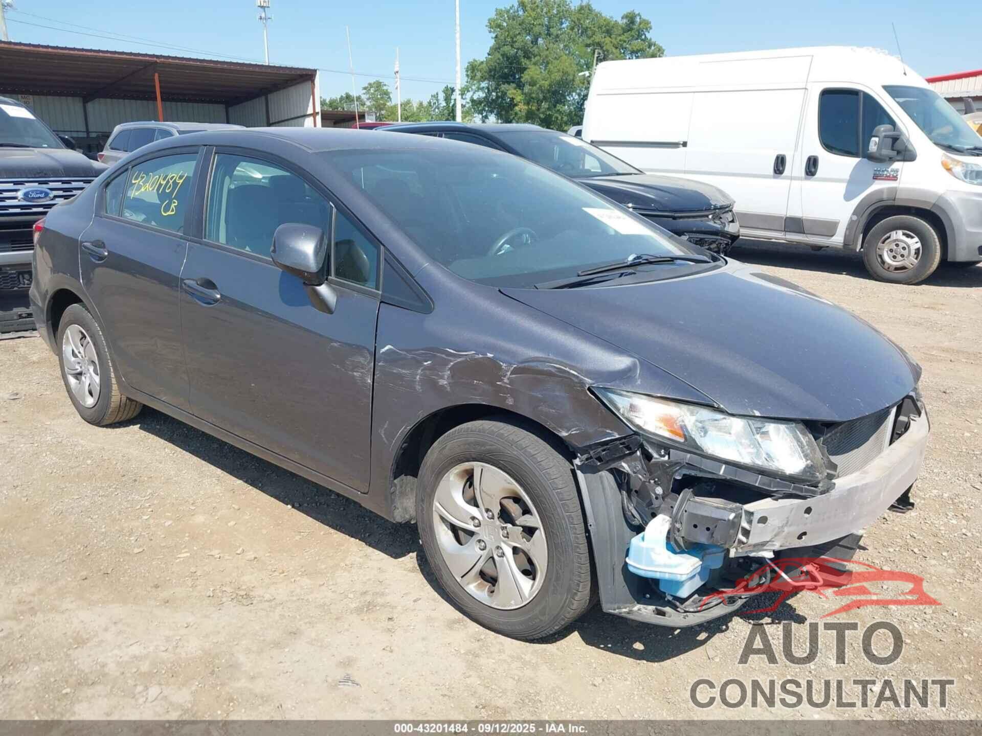 HONDA CIVIC 2013 - 19XFB2F52DE067330