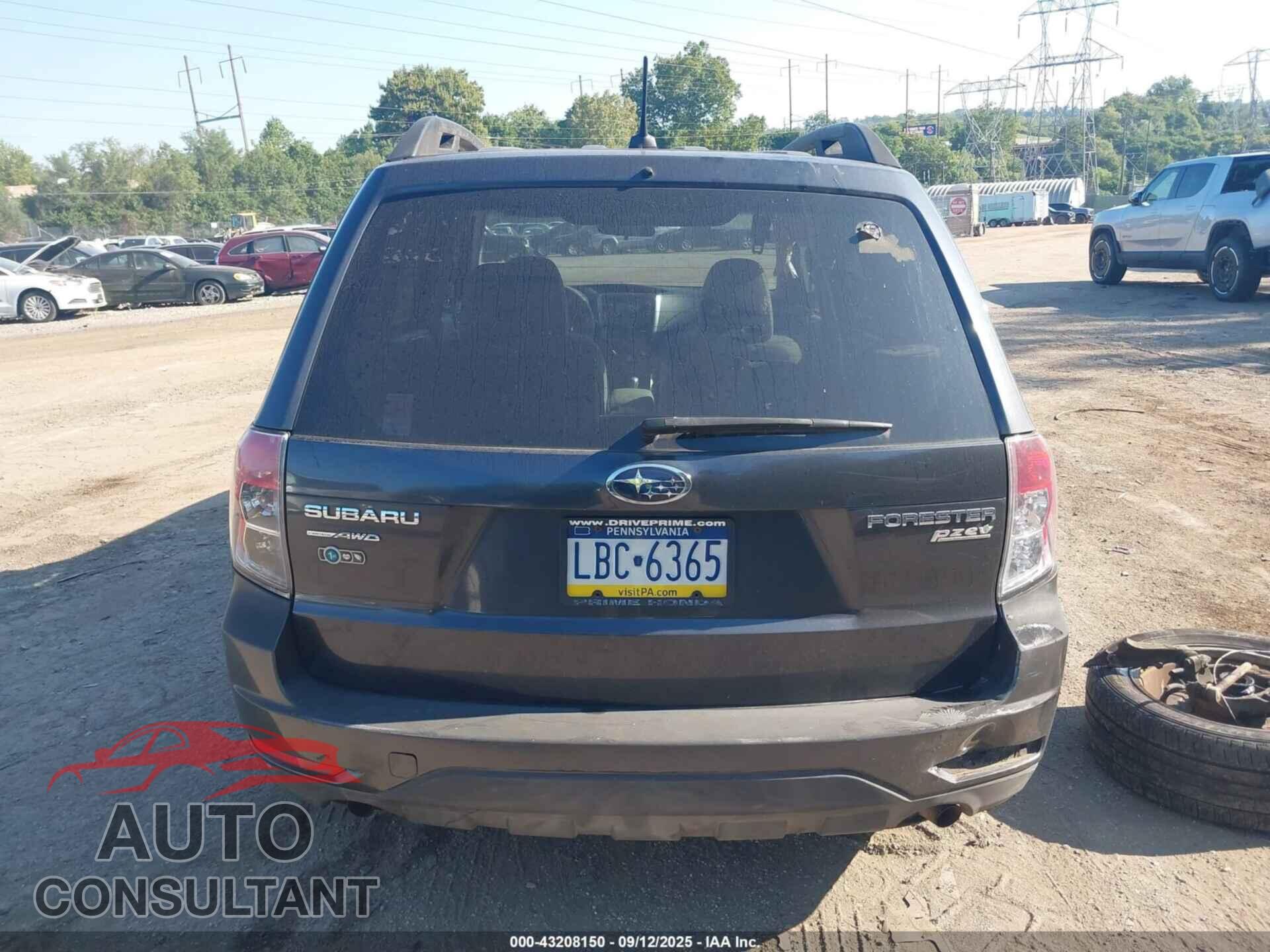 SUBARU FORESTER 2012 - JF2SHADC0CH455207
