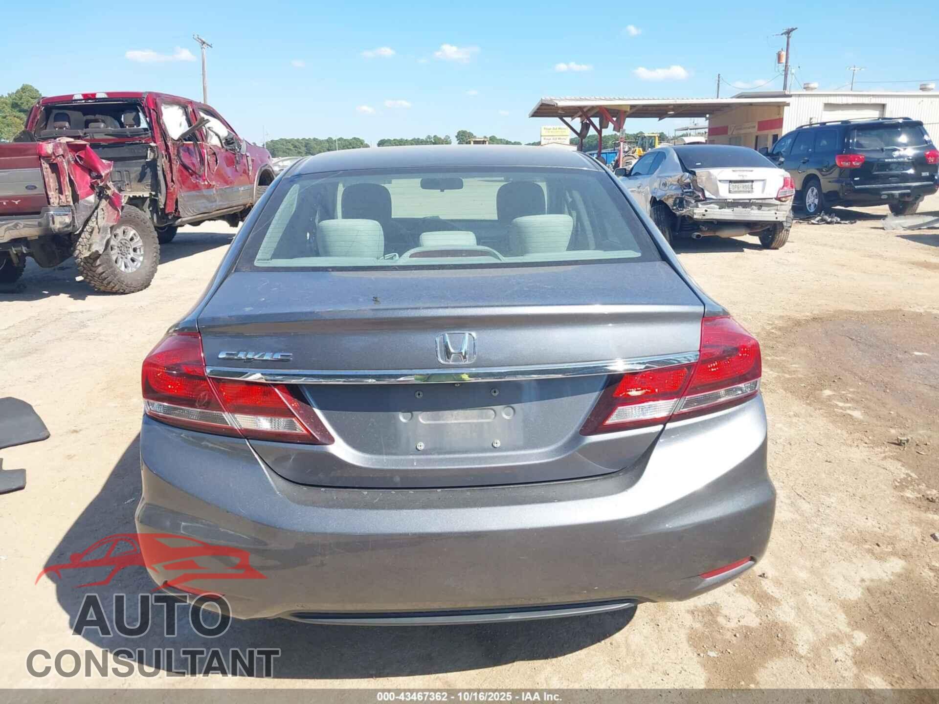 HONDA CIVIC 2013 - 19XFB2F56DE260094