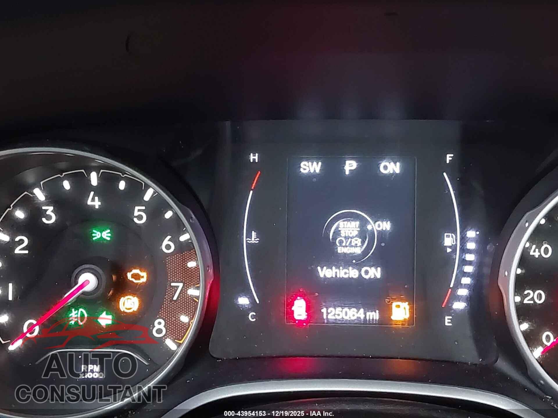 JEEP COMPASS 2019 - 3C4NJDBB7KT849699