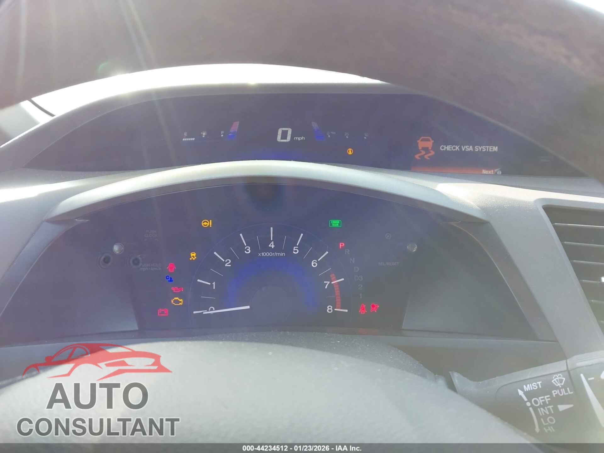HONDA CIVIC 2012 - 19XFB2F8XCE368100