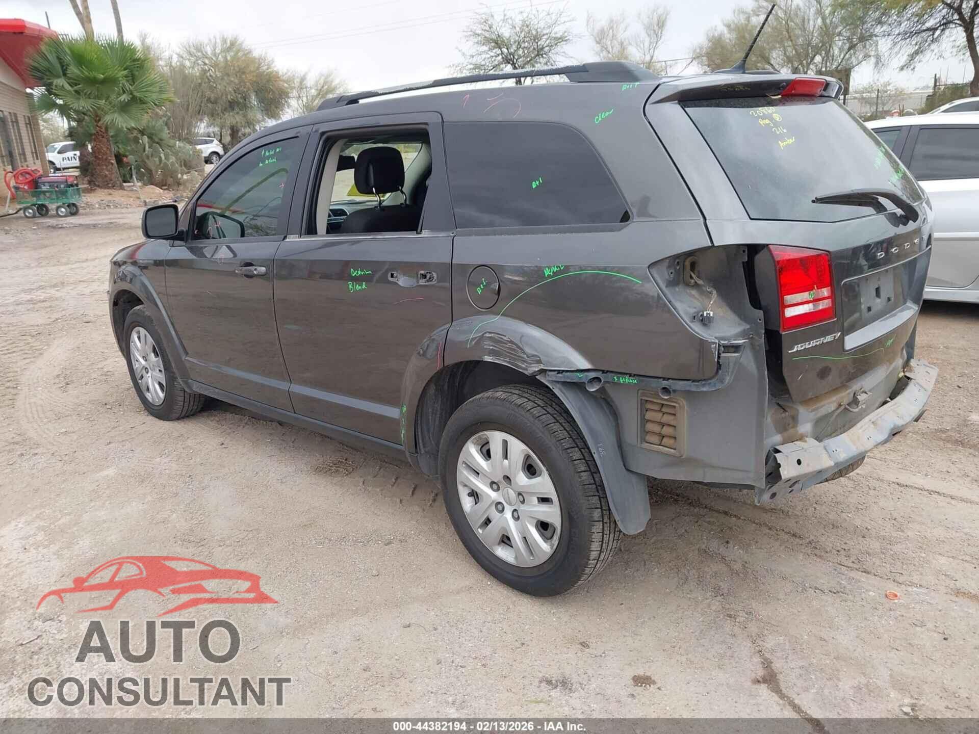 DODGE JOURNEY 2017 - 3C4PDCAB8HT544877