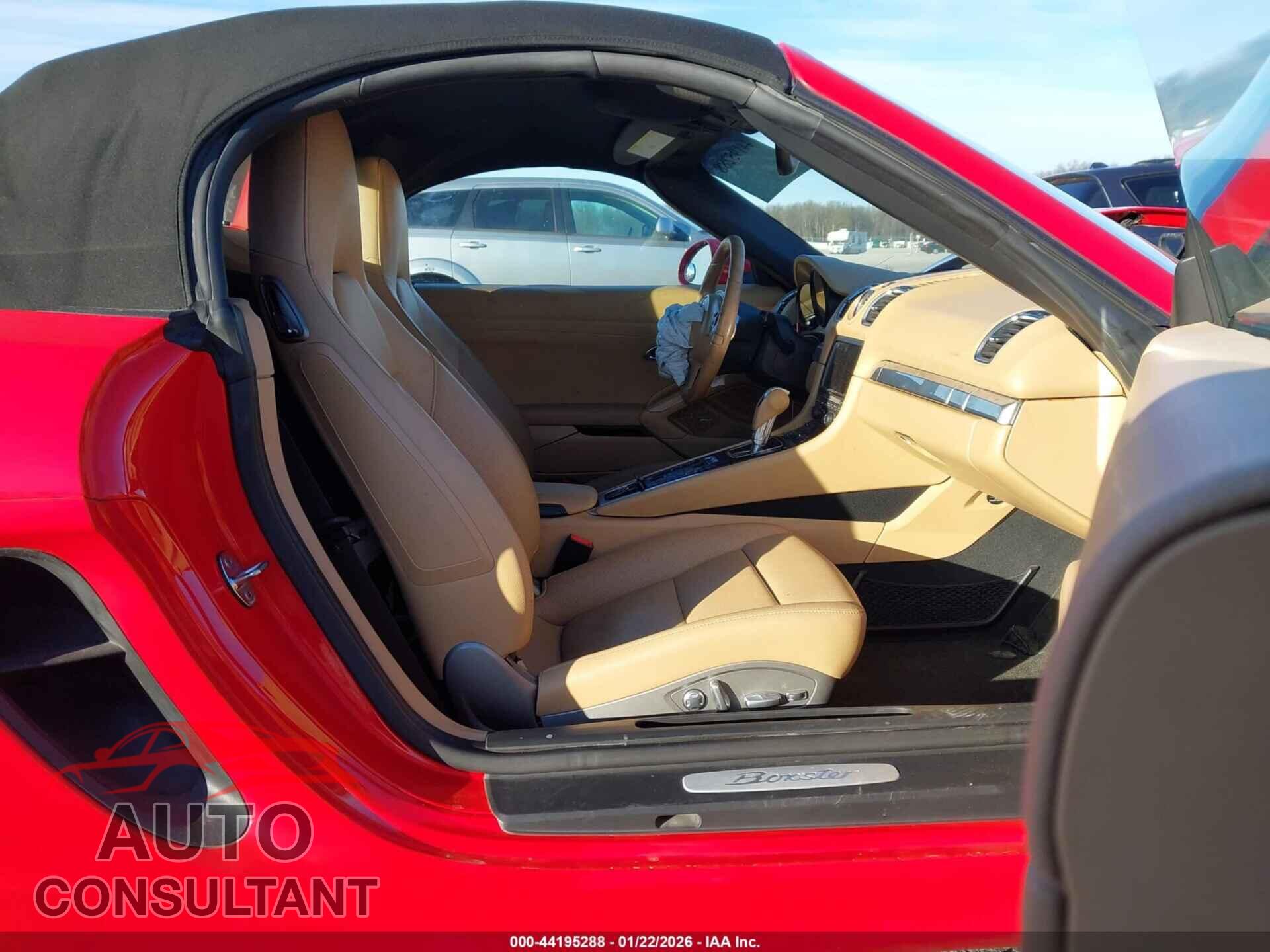 PORSCHE BOXSTER 2013 - WP0CA2A88DS113568