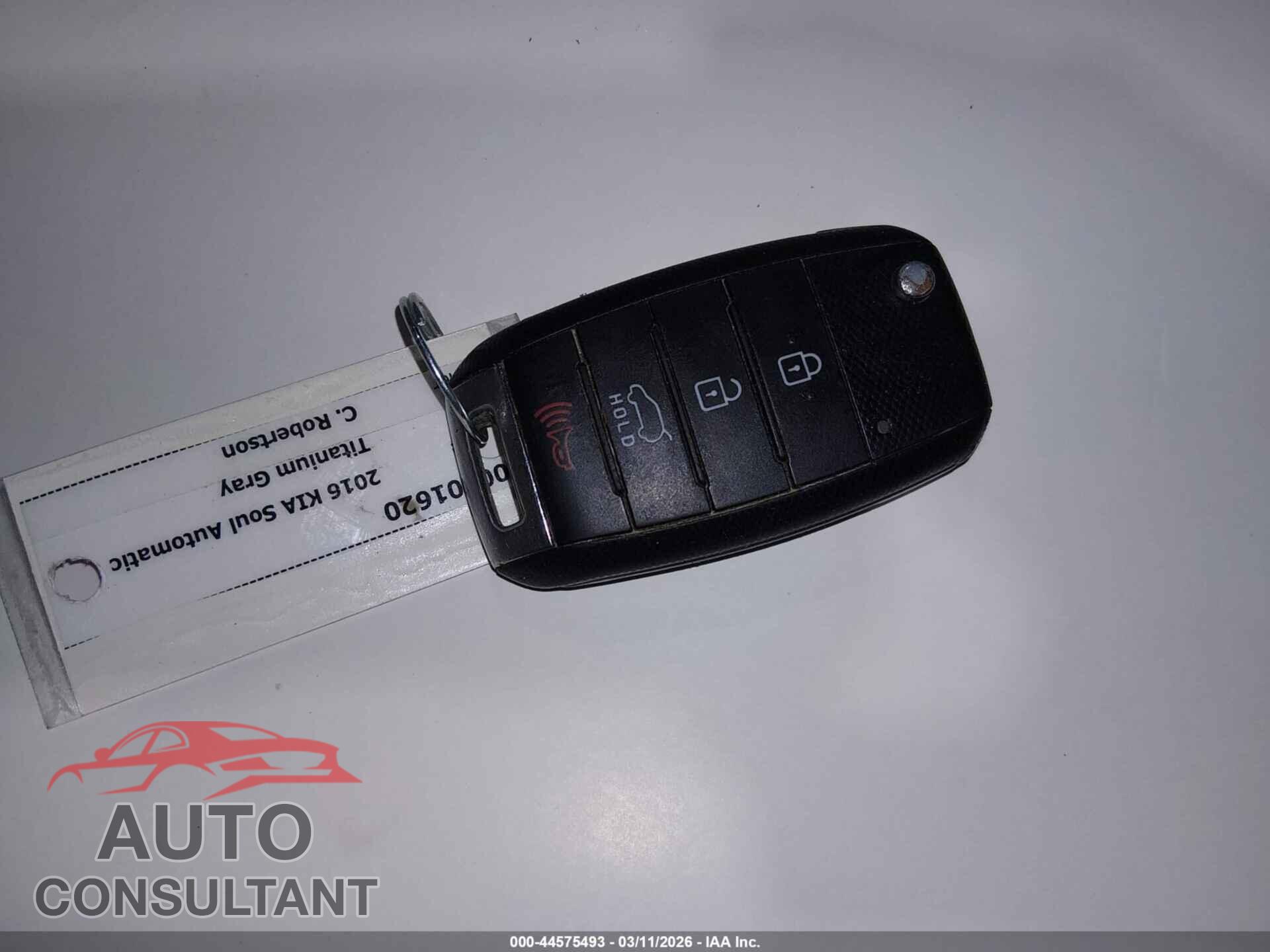 KIA SOUL 2016 - KNDJN2A24G7399322