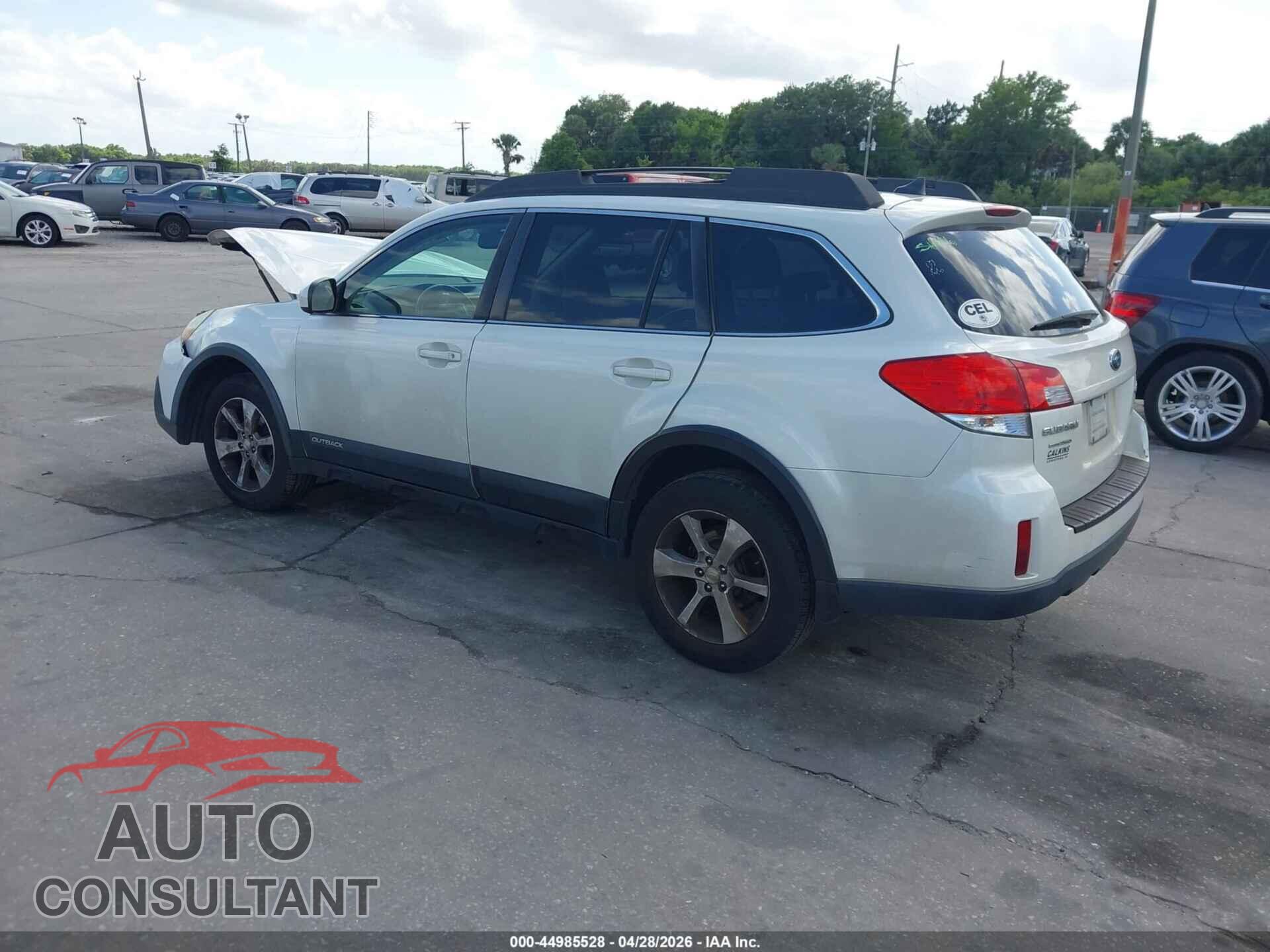 SUBARU OUTBACK 2013 - 4S4BRBPC8D3298226