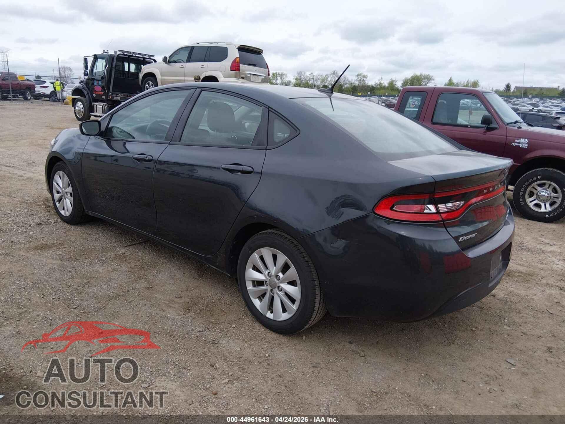 DODGE DART 2014 - 1C3CDFBB2ED877452
