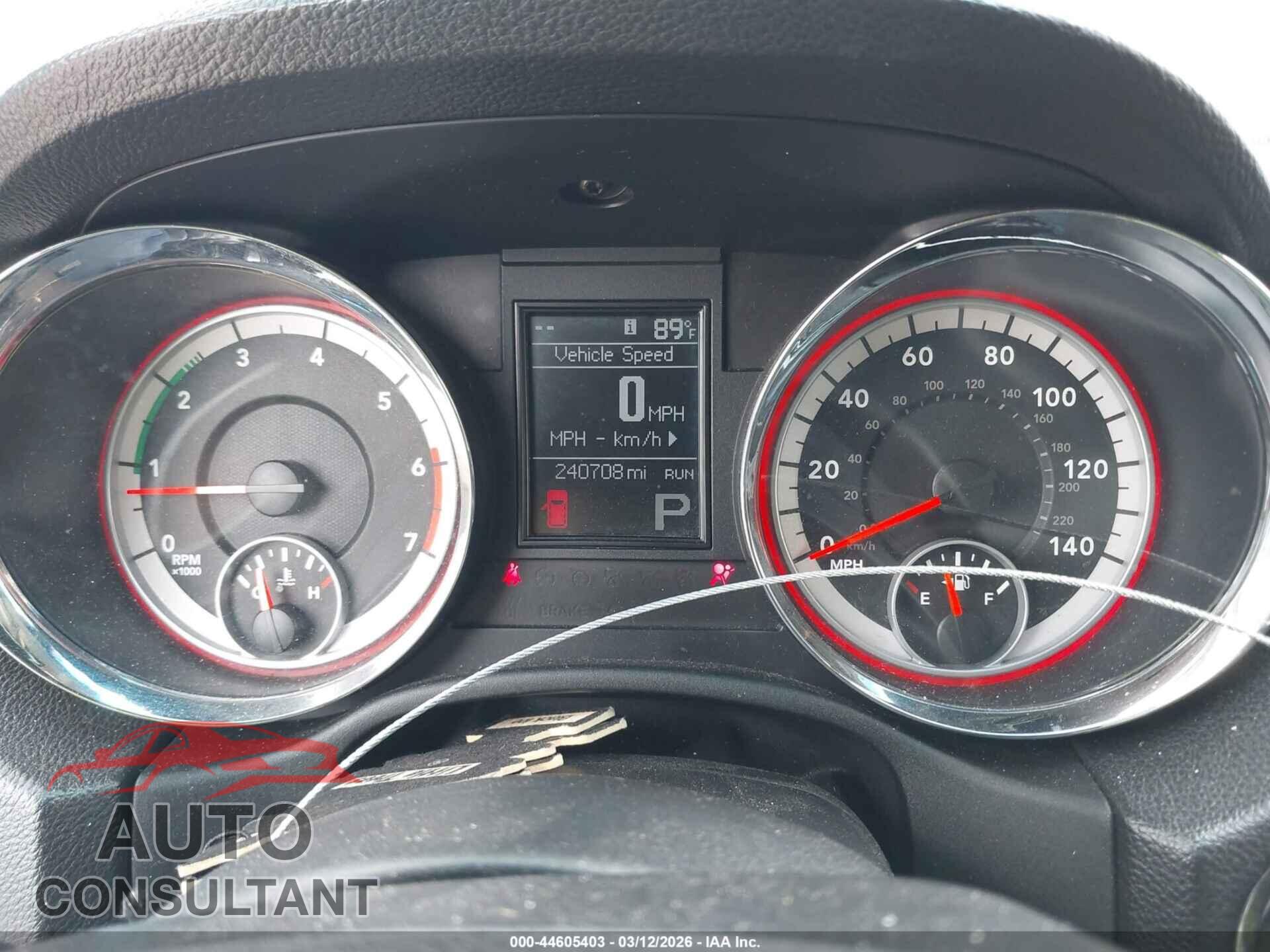DODGE DURANGO 2012 - 1C4SDHCT2CC266818