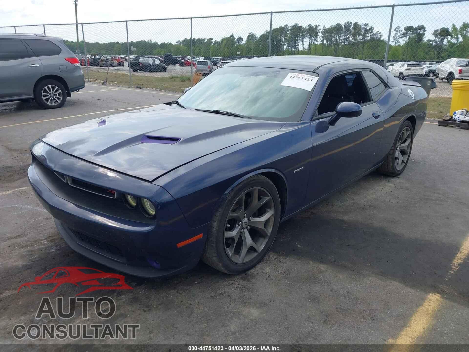 DODGE CHALLENGER 2017 - 2C3CDZBT5HH554336