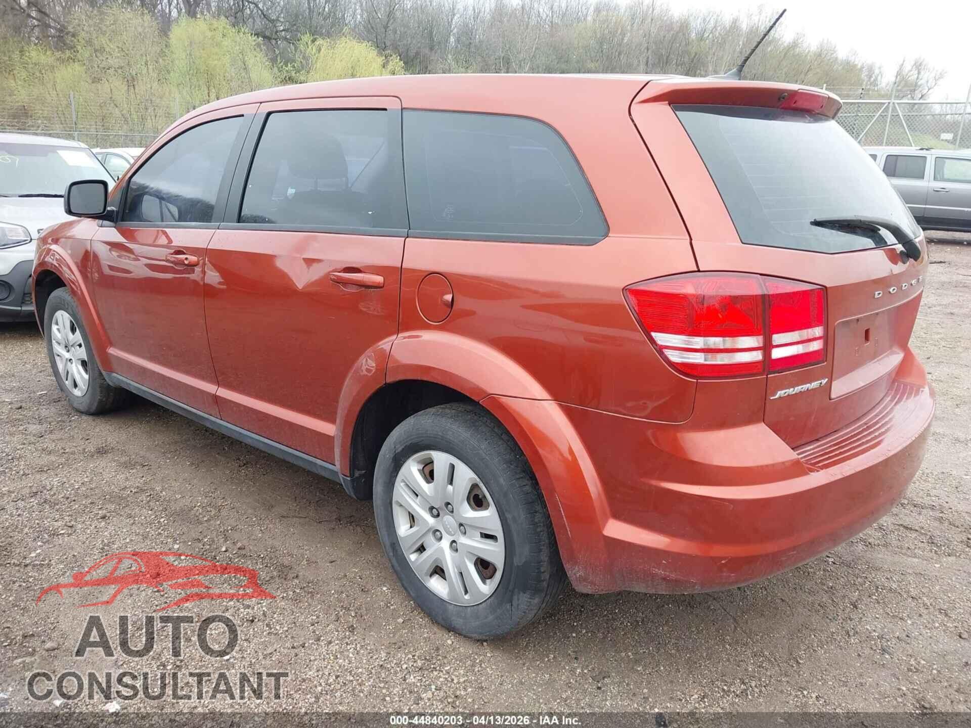 DODGE JOURNEY 2014 - 3C4PDCAB7ET201876