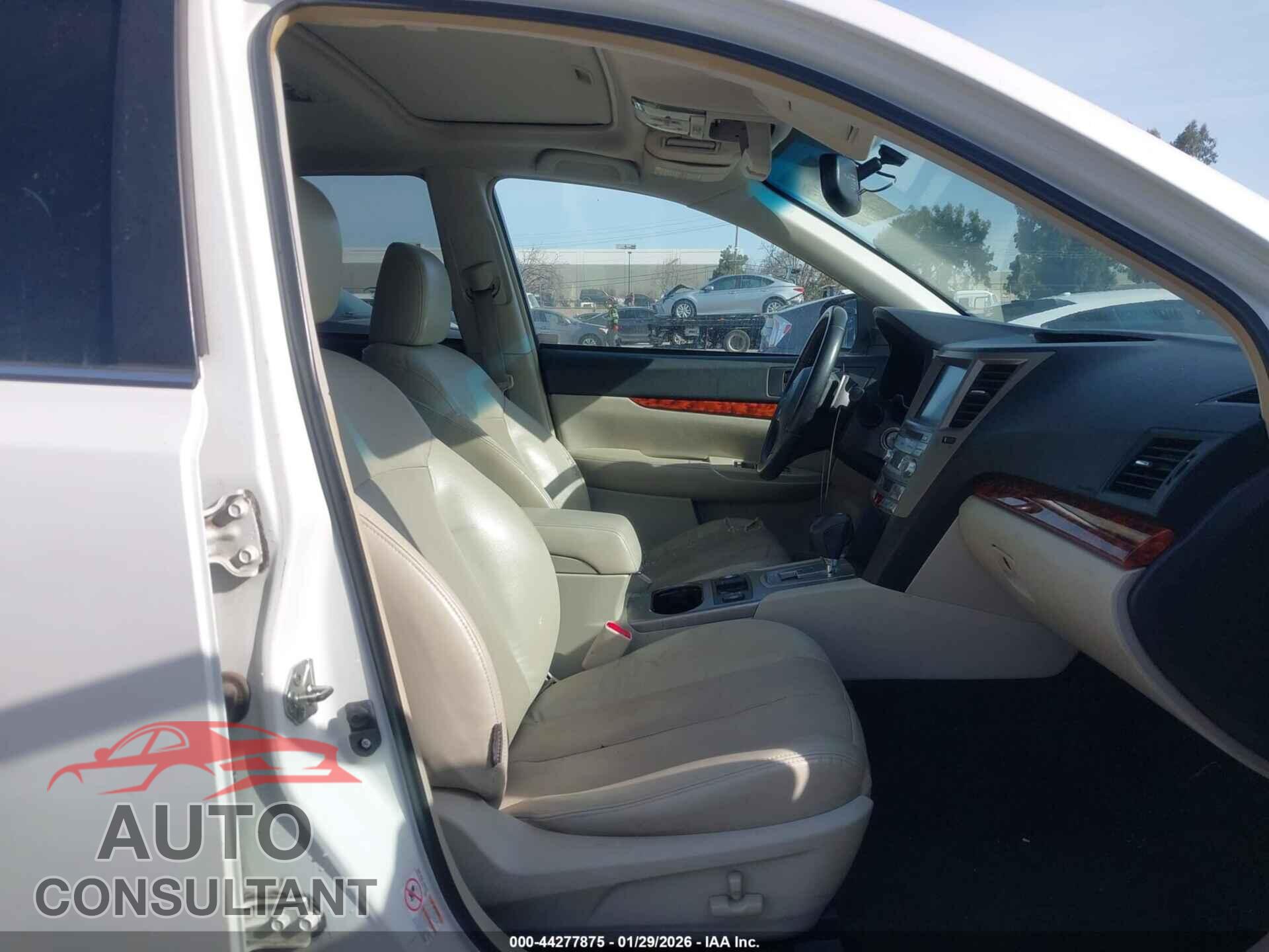 SUBARU OUTBACK 2012 - 4S4BRBLC3C3241890
