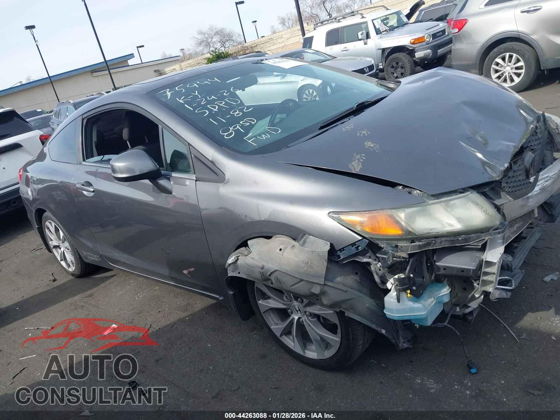HONDA CIVIC 2012 - 2HGFG4A54CH704971