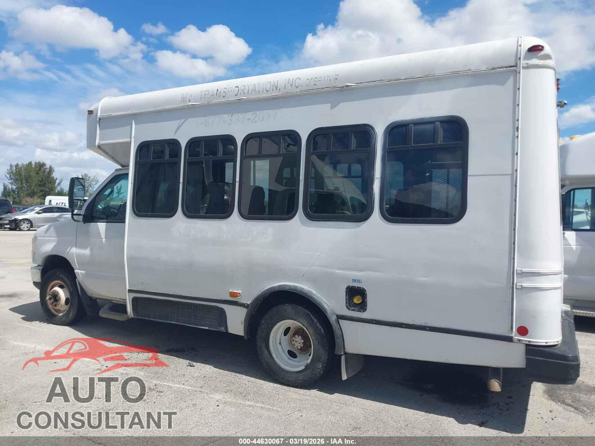 FORD E-350 CUTAWAY 2009 - 1FDEE35PX9DA92105