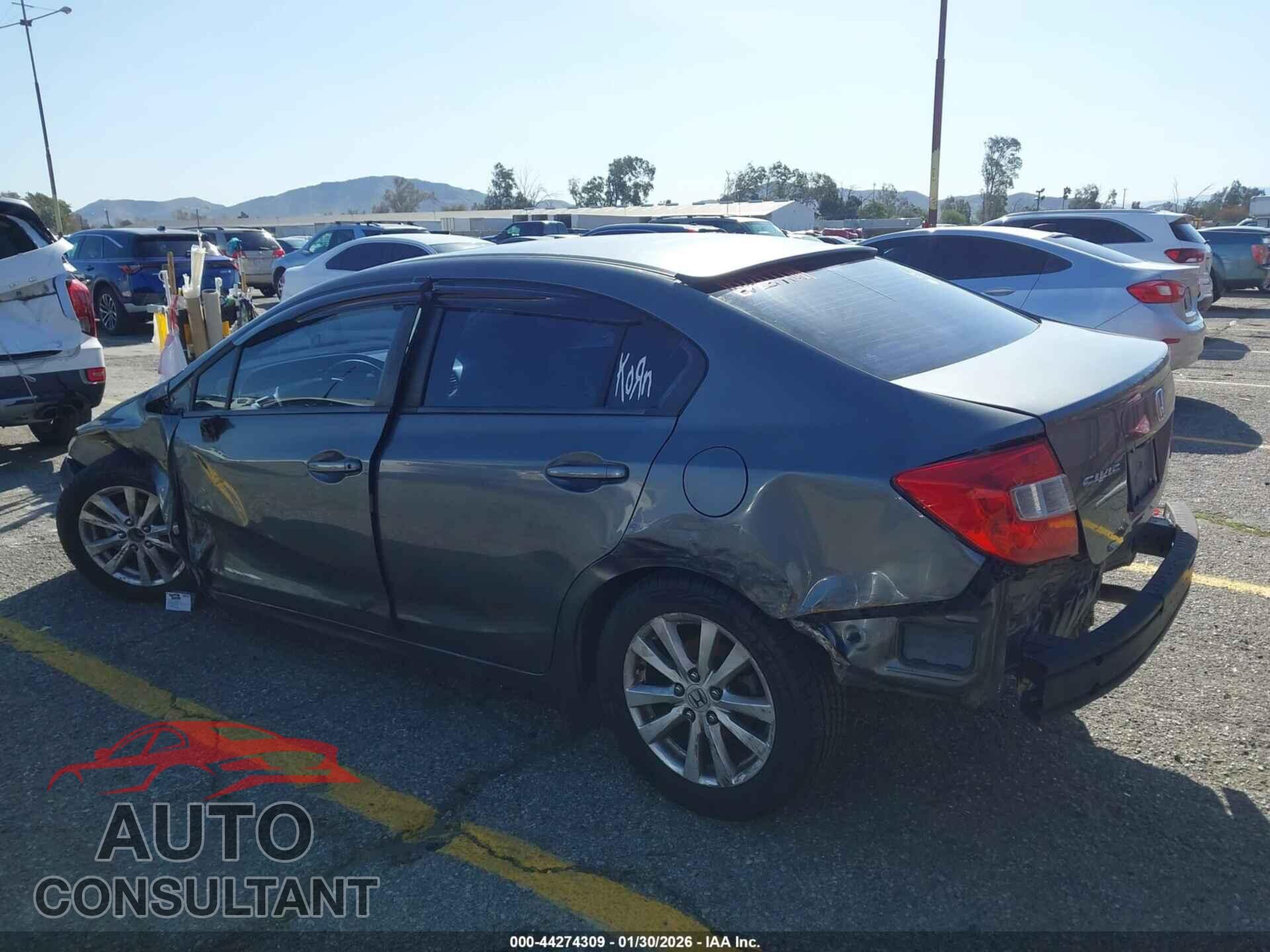 HONDA CIVIC 2012 - 19XFB2F83CE308479
