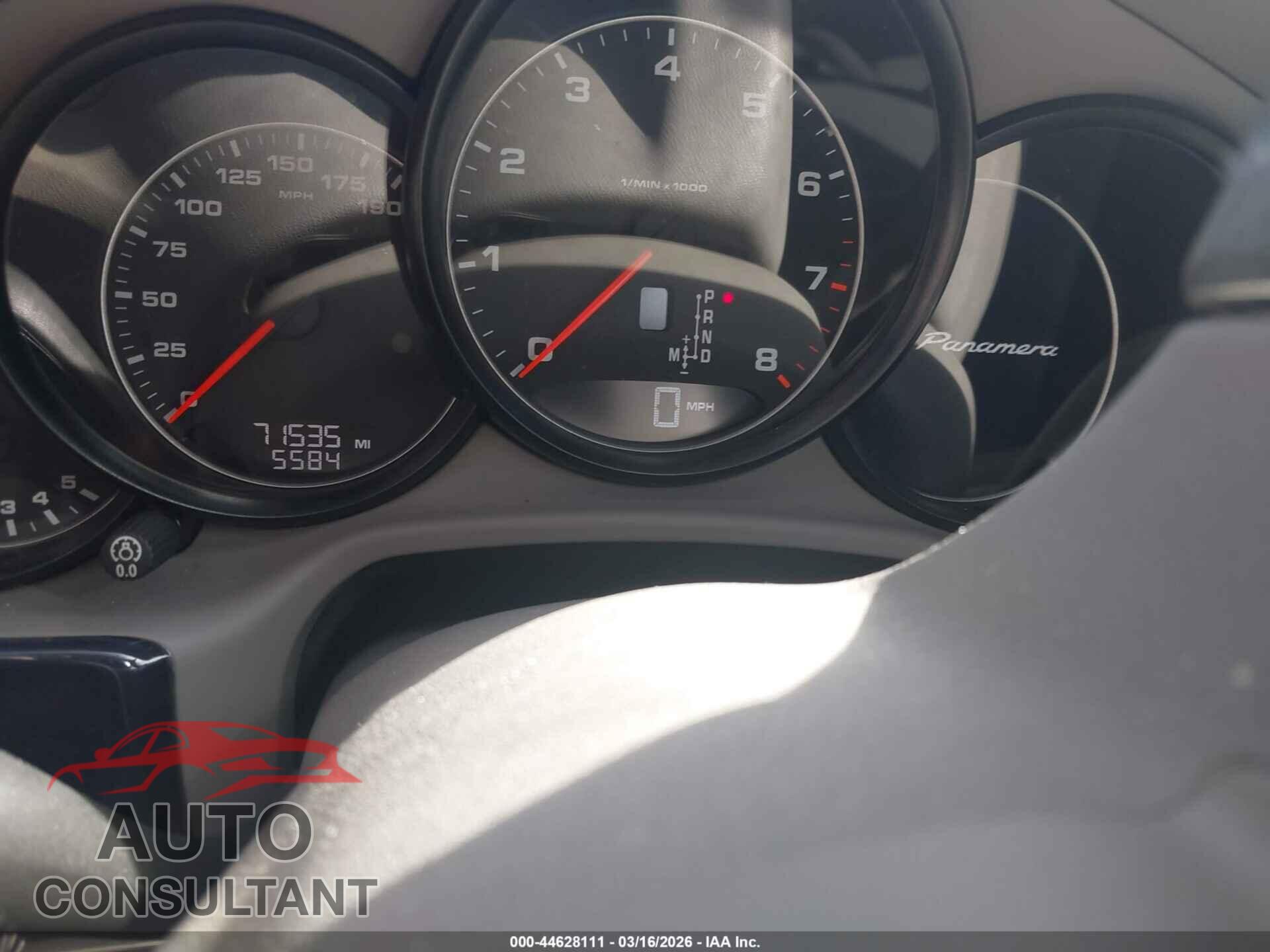 PORSCHE PANAMERA 2011 - WP0AA2A74BL018642