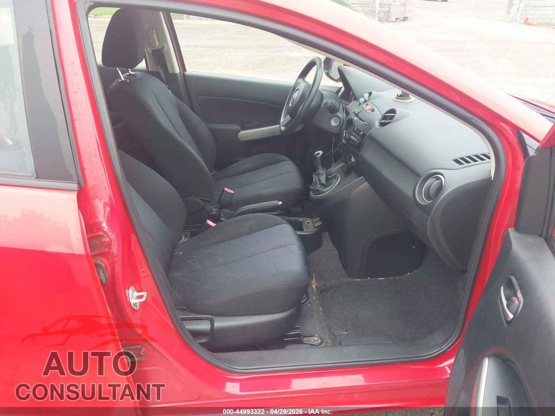 MAZDA MAZDA2 2012 - JM1DE1KY4C0137488