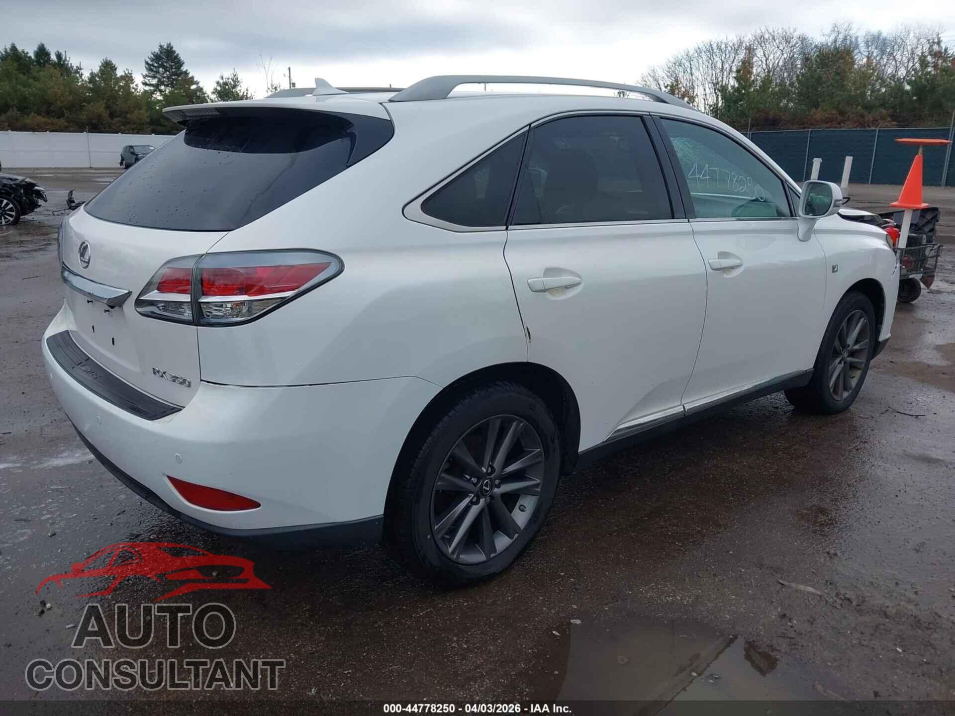 LEXUS RX 350 2013 - 2T2BK1BA2DC210332