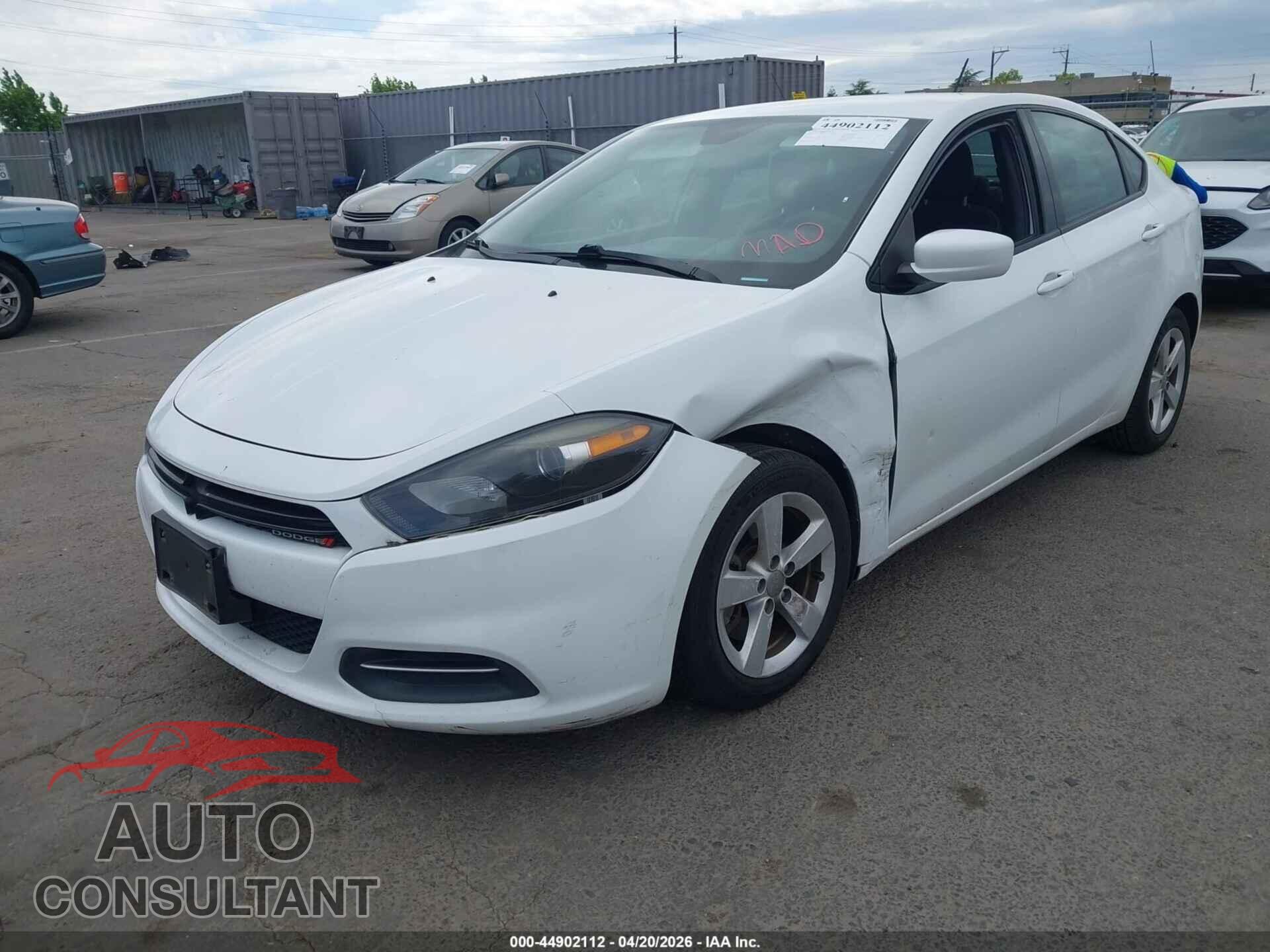 DODGE DART 2015 - 1C3CDFBB1FD223172