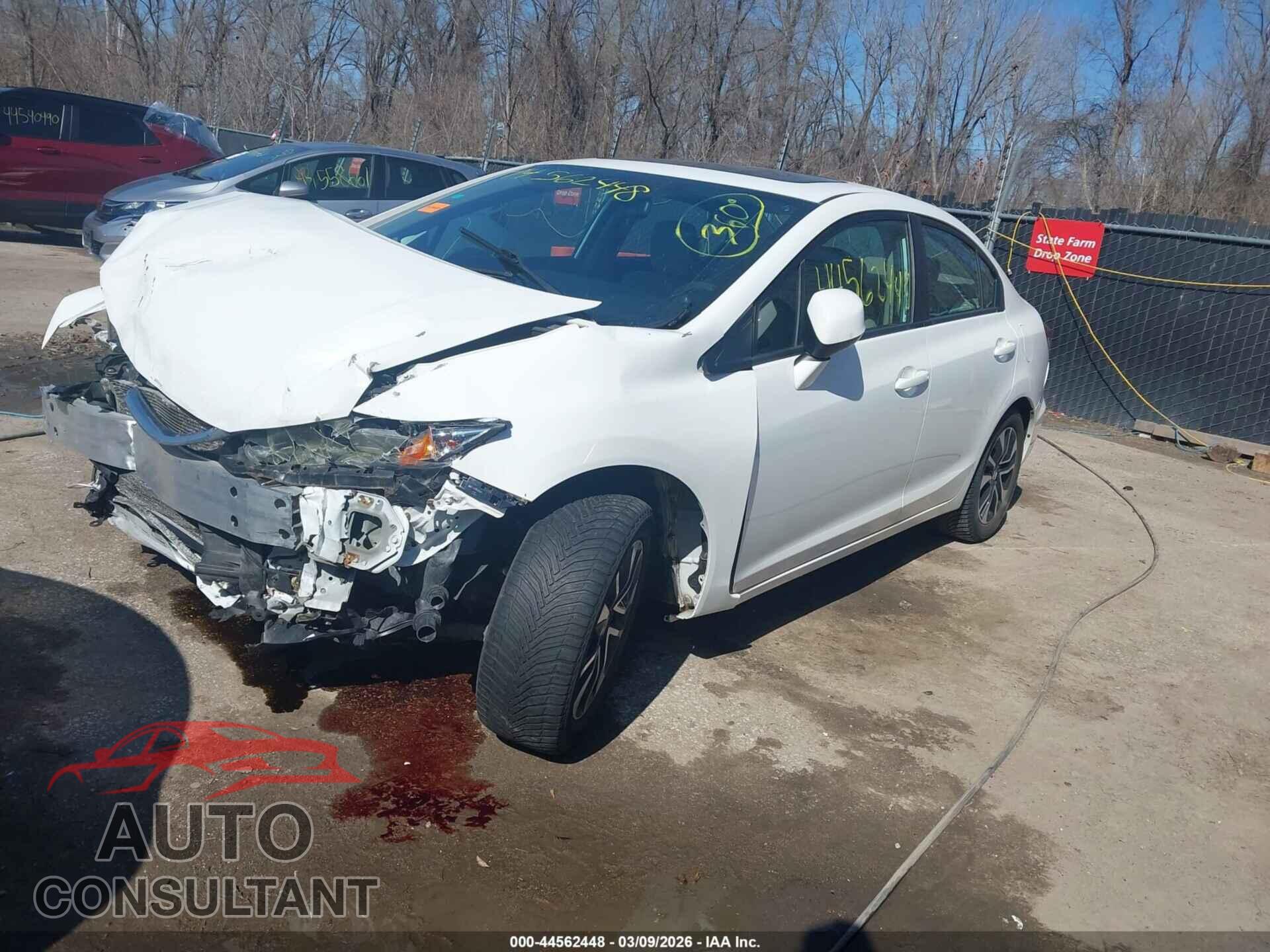 HONDA CIVIC 2013 - 19XFB2F88DE088385