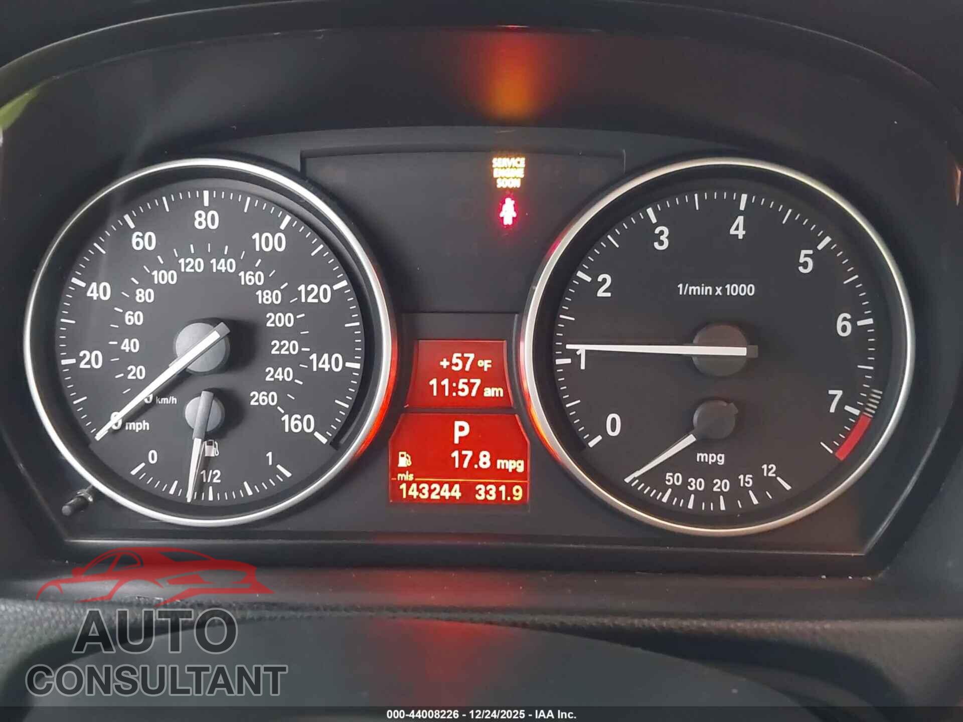 BMW 328I 2011 - WBAPH5C5XBA447991
