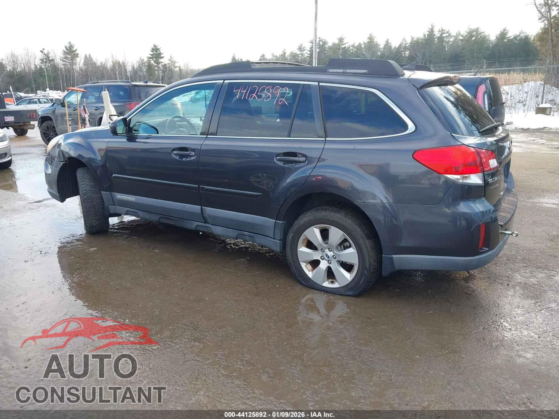 SUBARU OUTBACK 2011 - 4S4BRBKC0B3438130