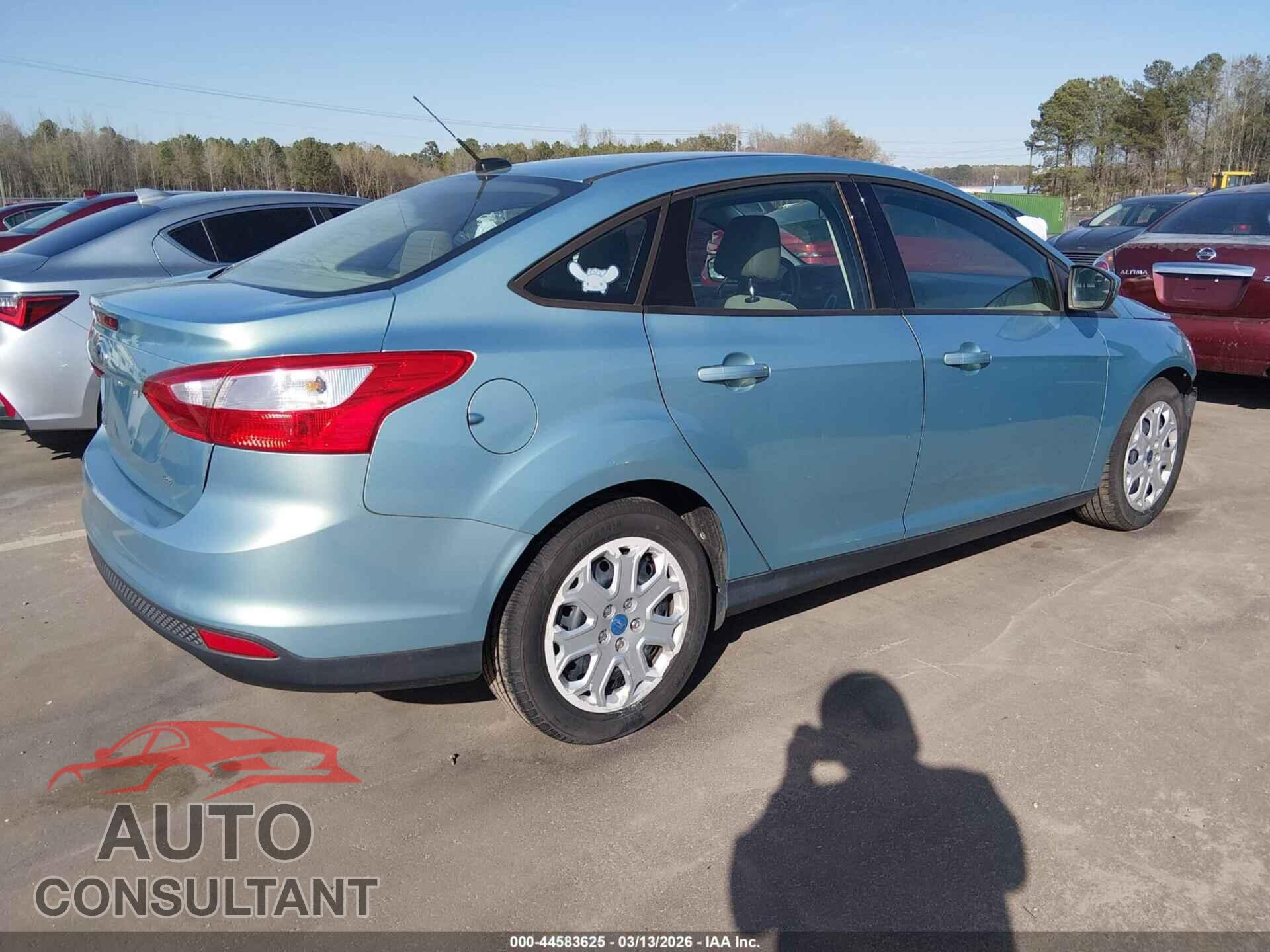 FORD FOCUS 2012 - 1FAHP3F28CL254850