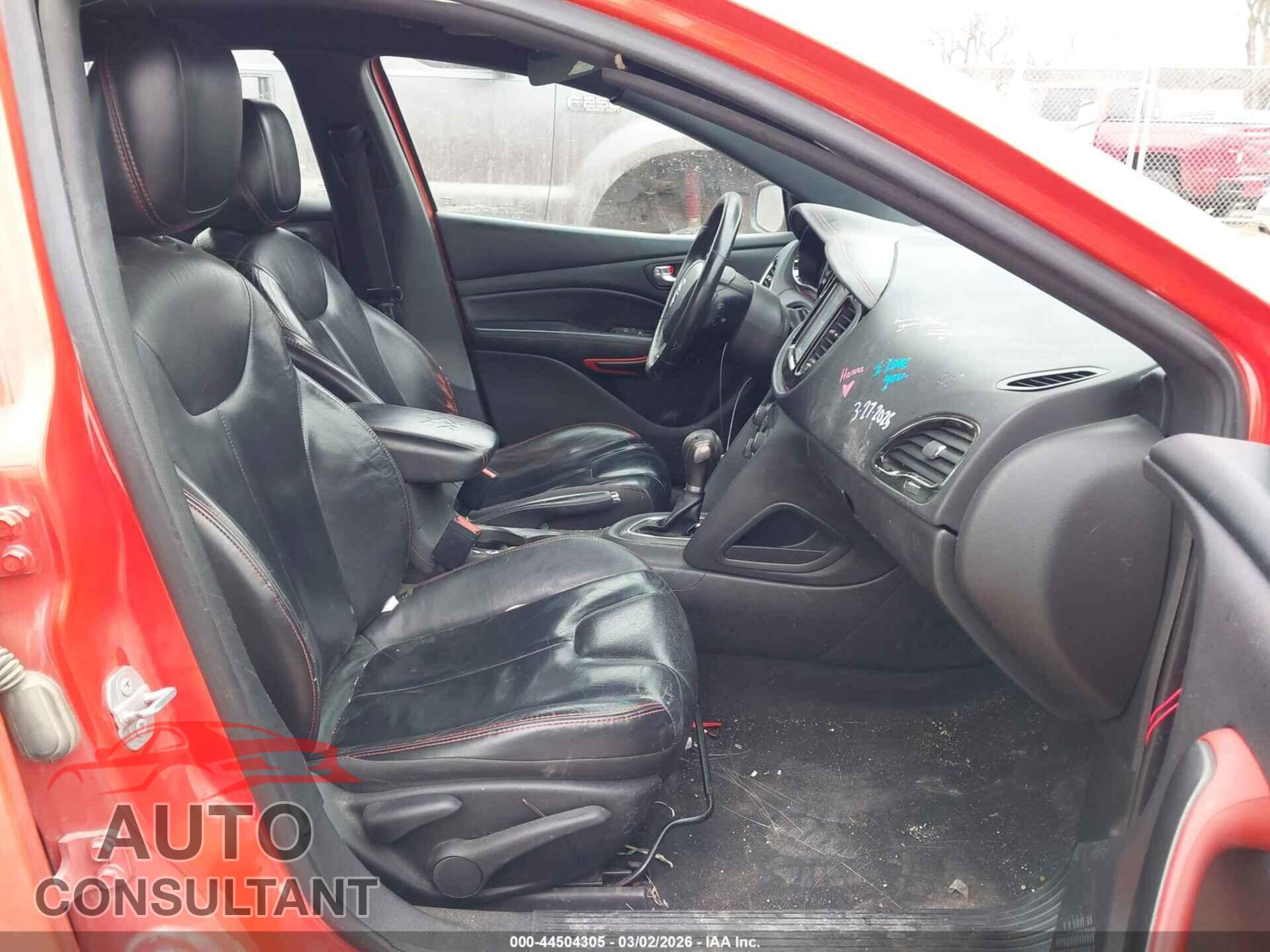 DODGE DART 2016 - 1C3CDFEB6GD643975