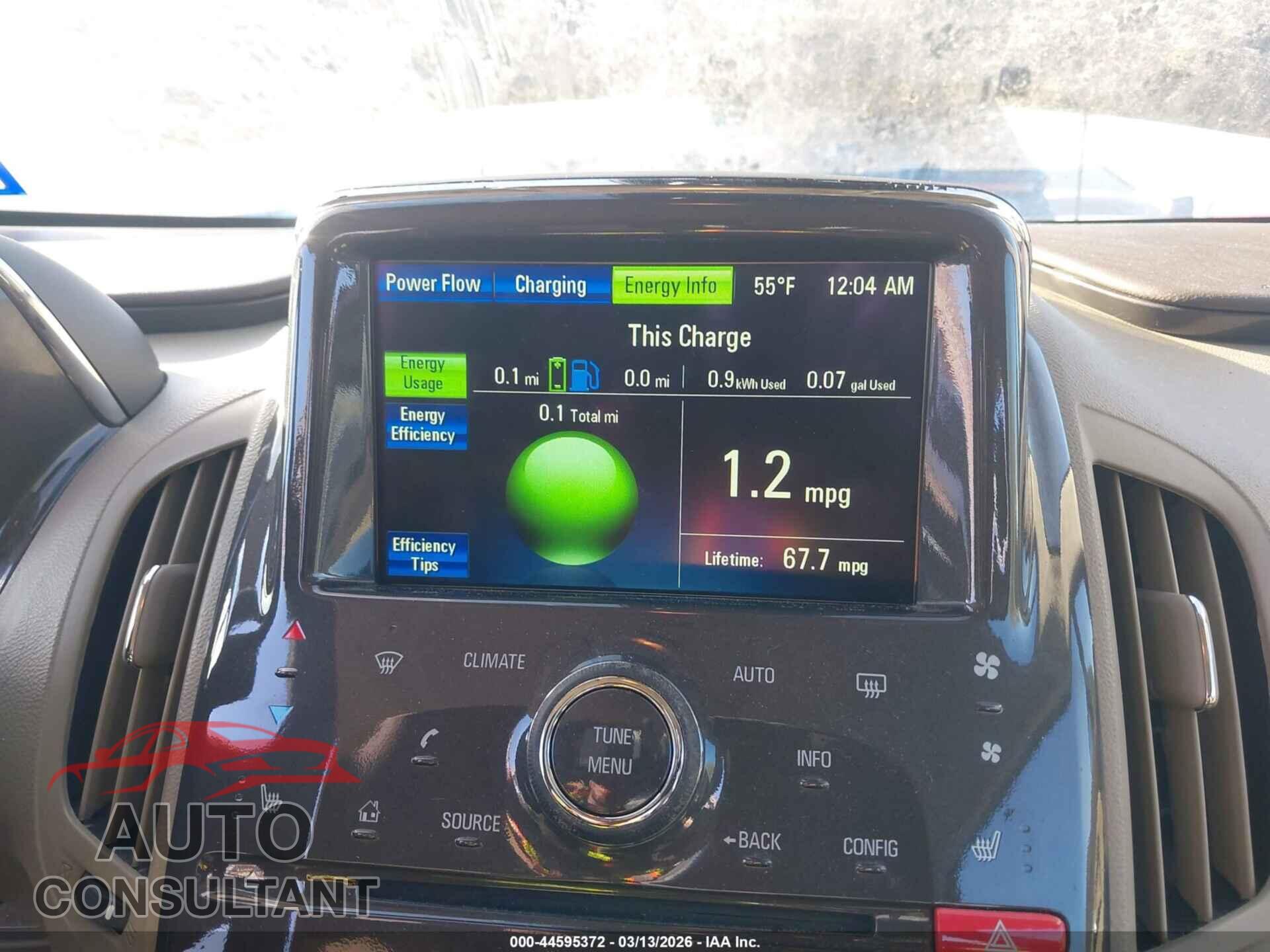 CHEVROLET VOLT 2014 - 1G1RD6E4XEU118530