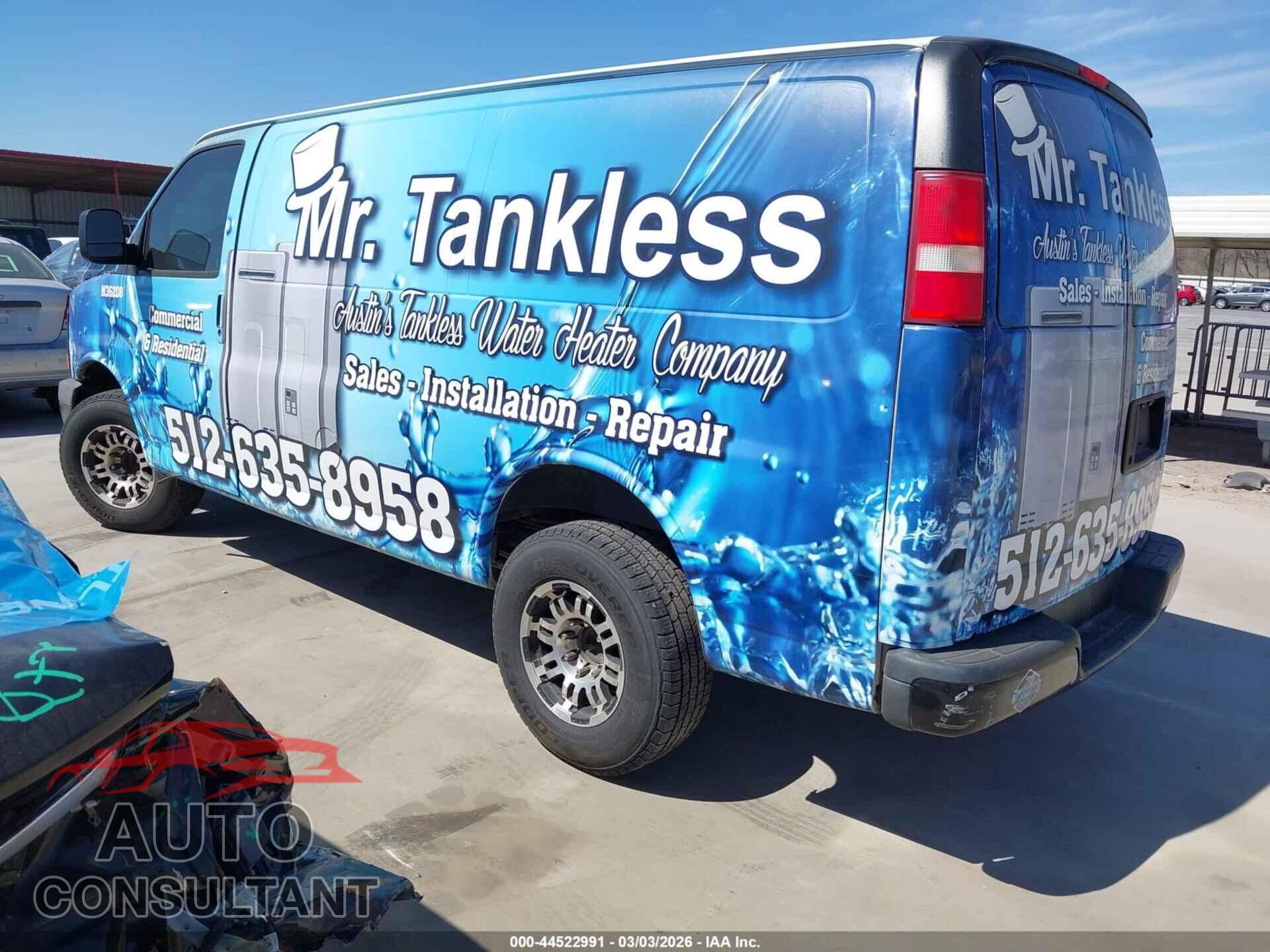 CHEVROLET EXPRESS 2500 2013 - 1GCWGFCA3D1117522