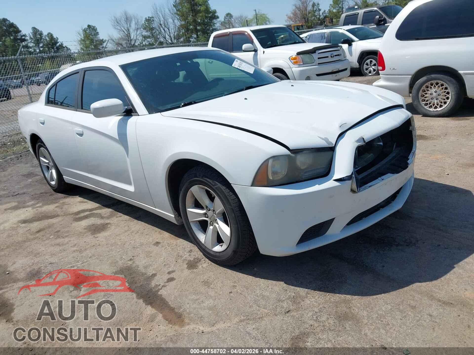 DODGE CHARGER 2012 - 2C3CDXBG8CH235254