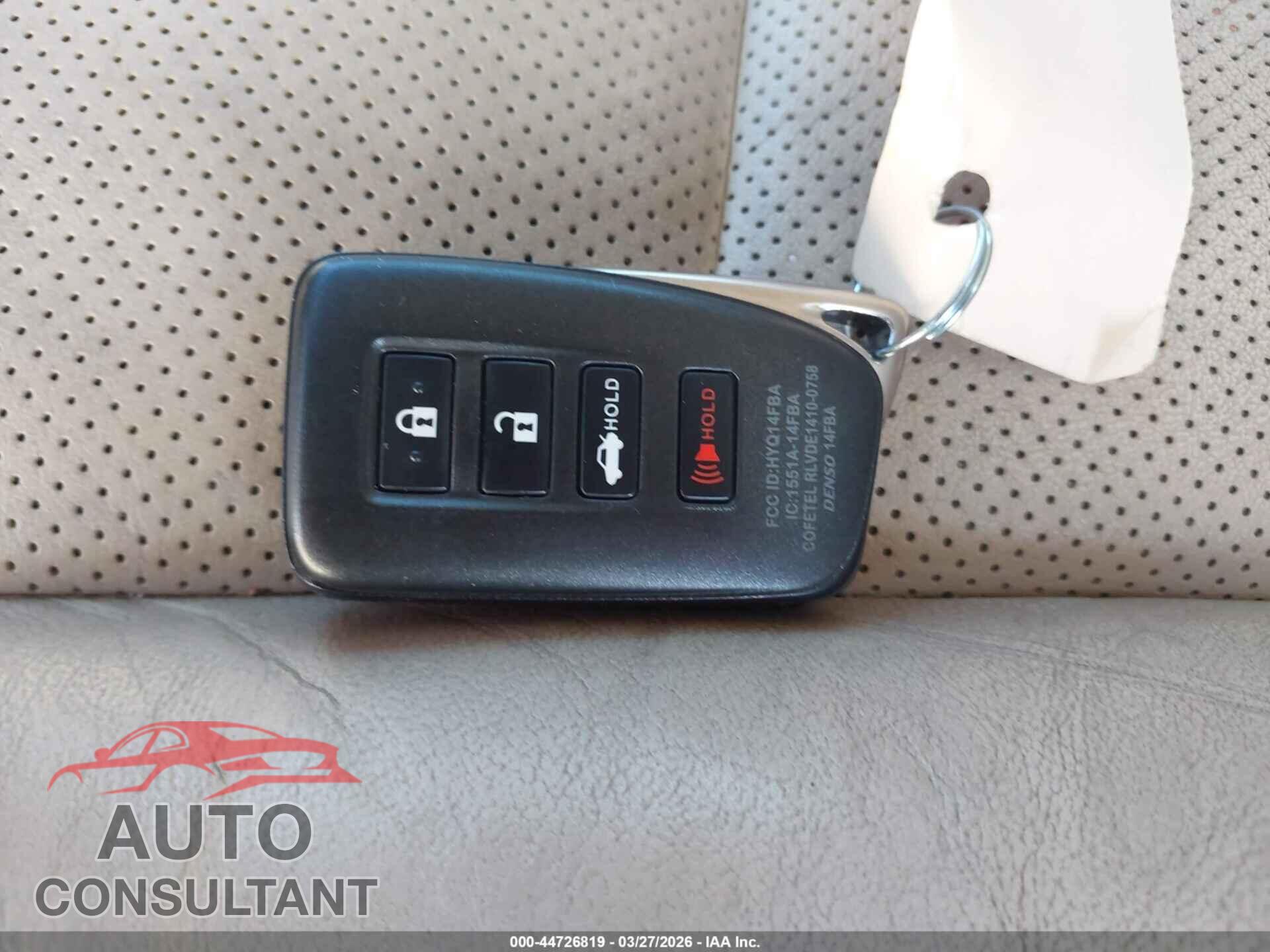 LEXUS ES 350 2014 - JTHBK1GG4E2151297