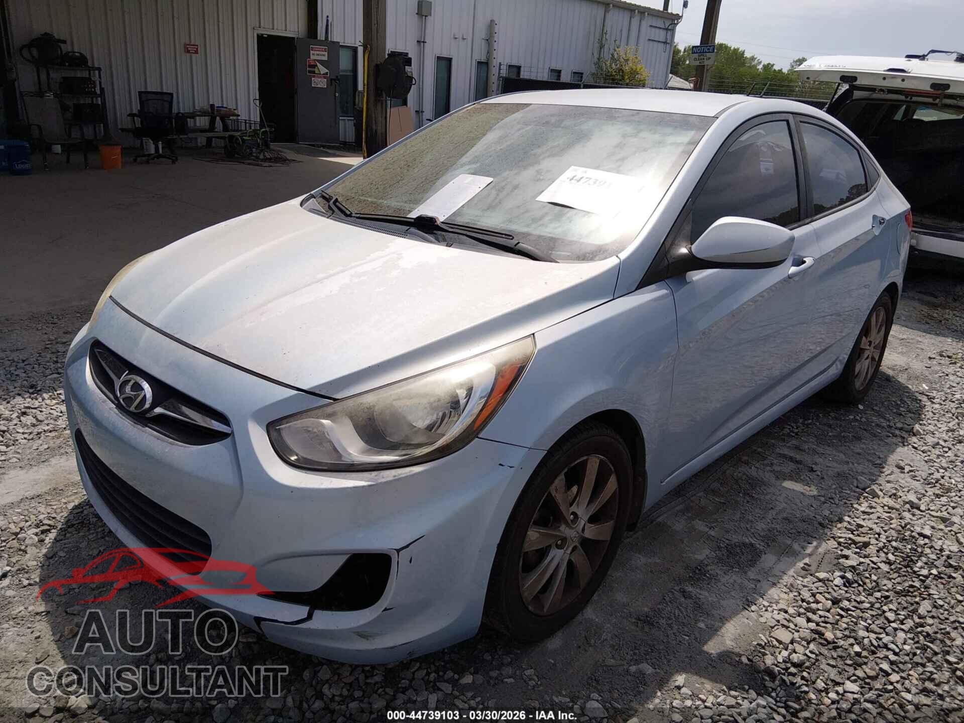 HYUNDAI ACCENT 2012 - KMHCU4AE2CU196342