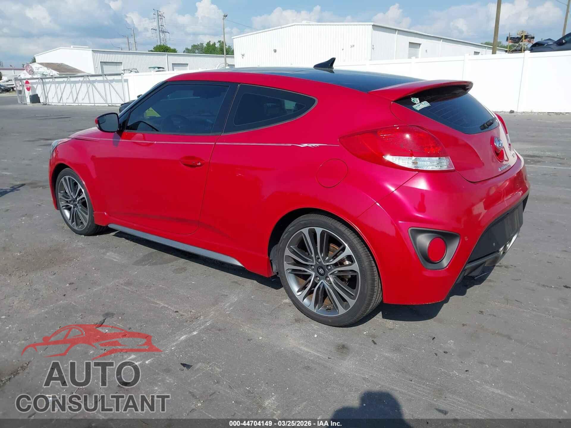 HYUNDAI VELOSTER 2016 - KMHTC6AE6GU292530