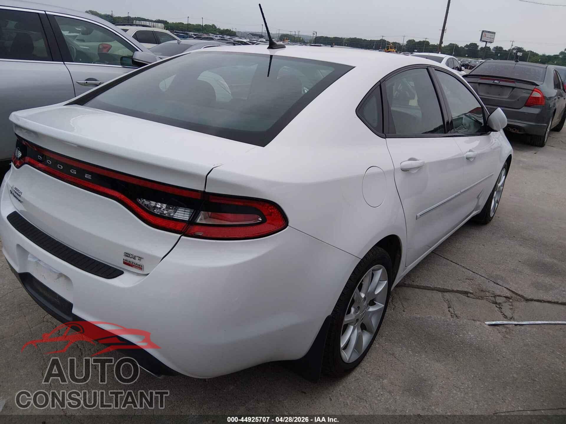 DODGE DART 2013 - 1C3CDFBH7DD147717