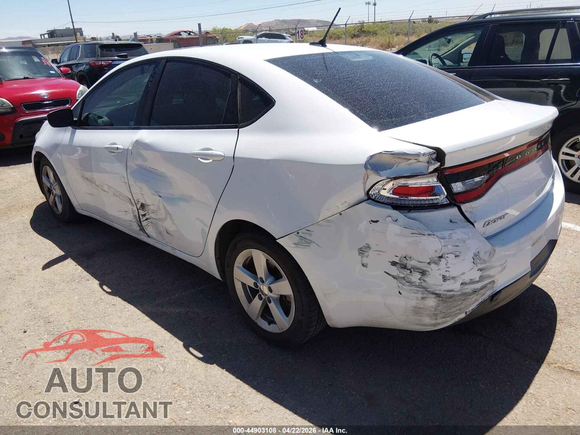 DODGE DART 2016 - 1C3CDFBB5GD689916