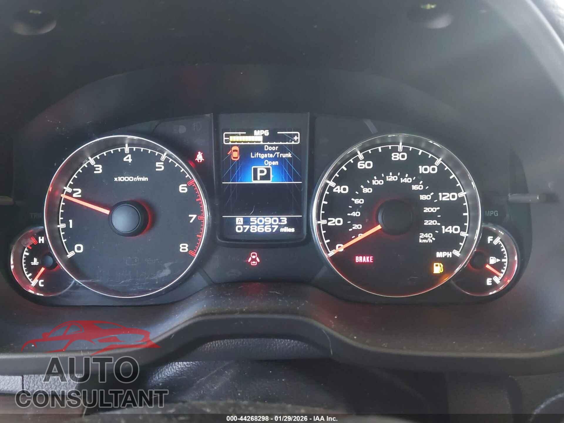 SUBARU OUTBACK 2014 - 4S4BRBPC3E3255835