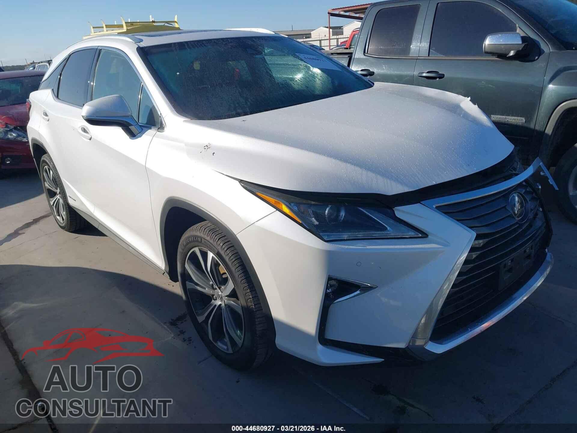 LEXUS RX 450H 2017 - 2T2BGMCA2HC019095