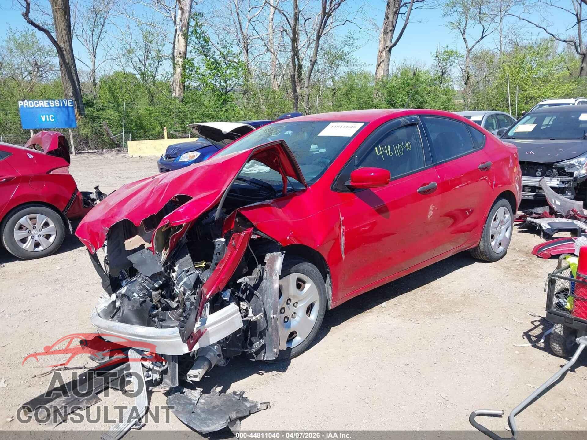 DODGE DART 2013 - 1C3CDFAA1DD257151